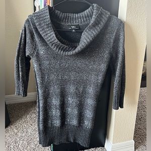Grey Sequined Sweater